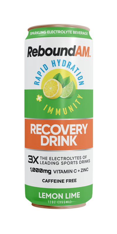 ReboundAM Lemon-Lime - 6 Pack FREE SHIPPING (Includes 6 Individual 12oz Cans)