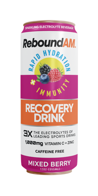 ReboundAM Mixed Berry - 12 Pack FREE SHIPPING (Includes 12 Individual 12oz Cans)