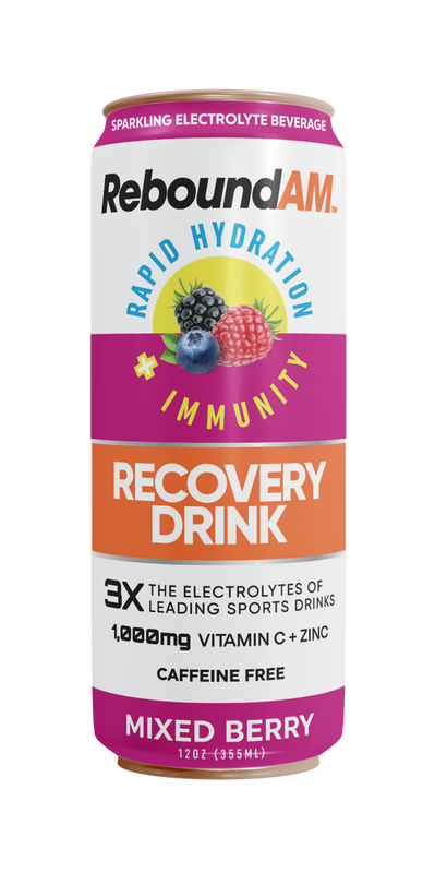 ReboundAM Mixed Berry - 12 Pack FREE SHIPPING (Includes 12 Individual 12oz Cans)